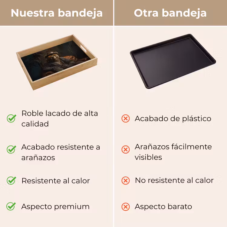 Bandeja - Oso - Marrón - Traje - Sombrero — 9
