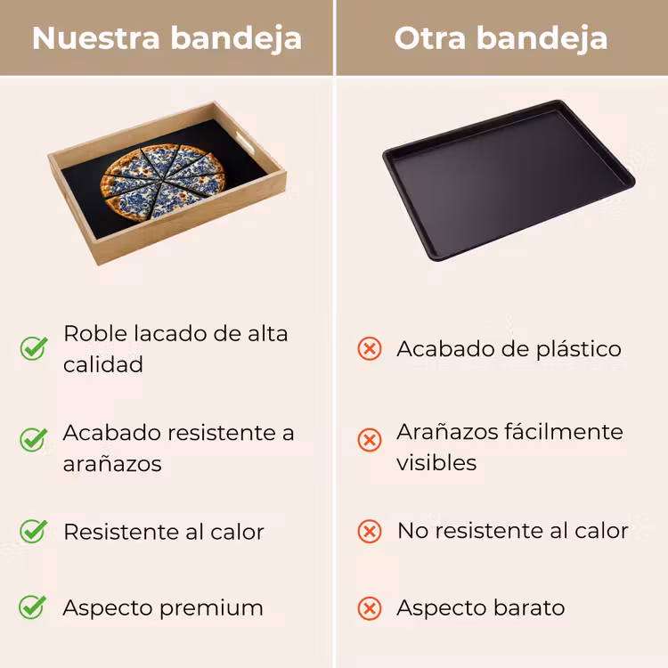 Bandeja - Pizza - Comida - Azul de Delft — 9
