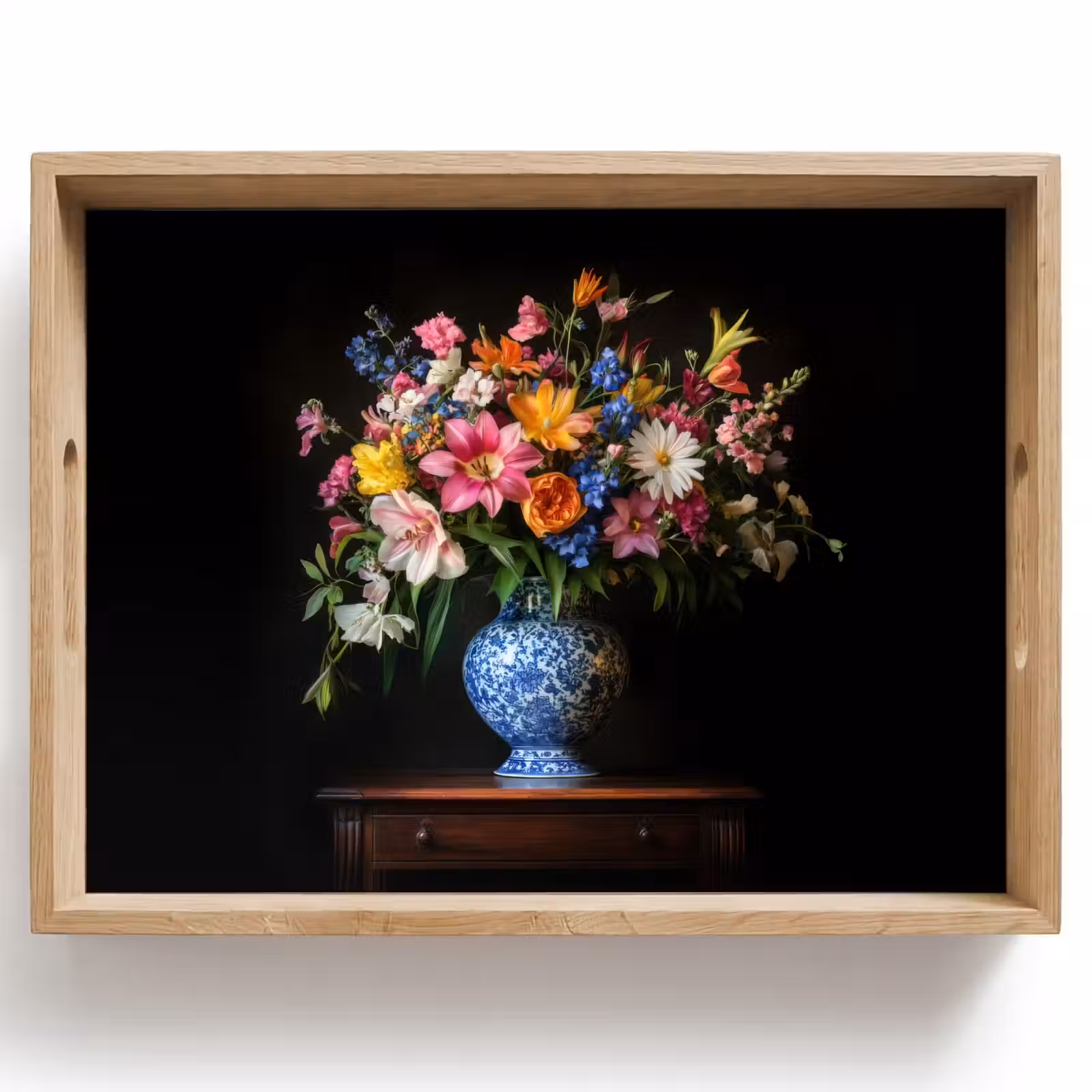 Bandeja - Color - Jarrón - Flores - Ramo — 1