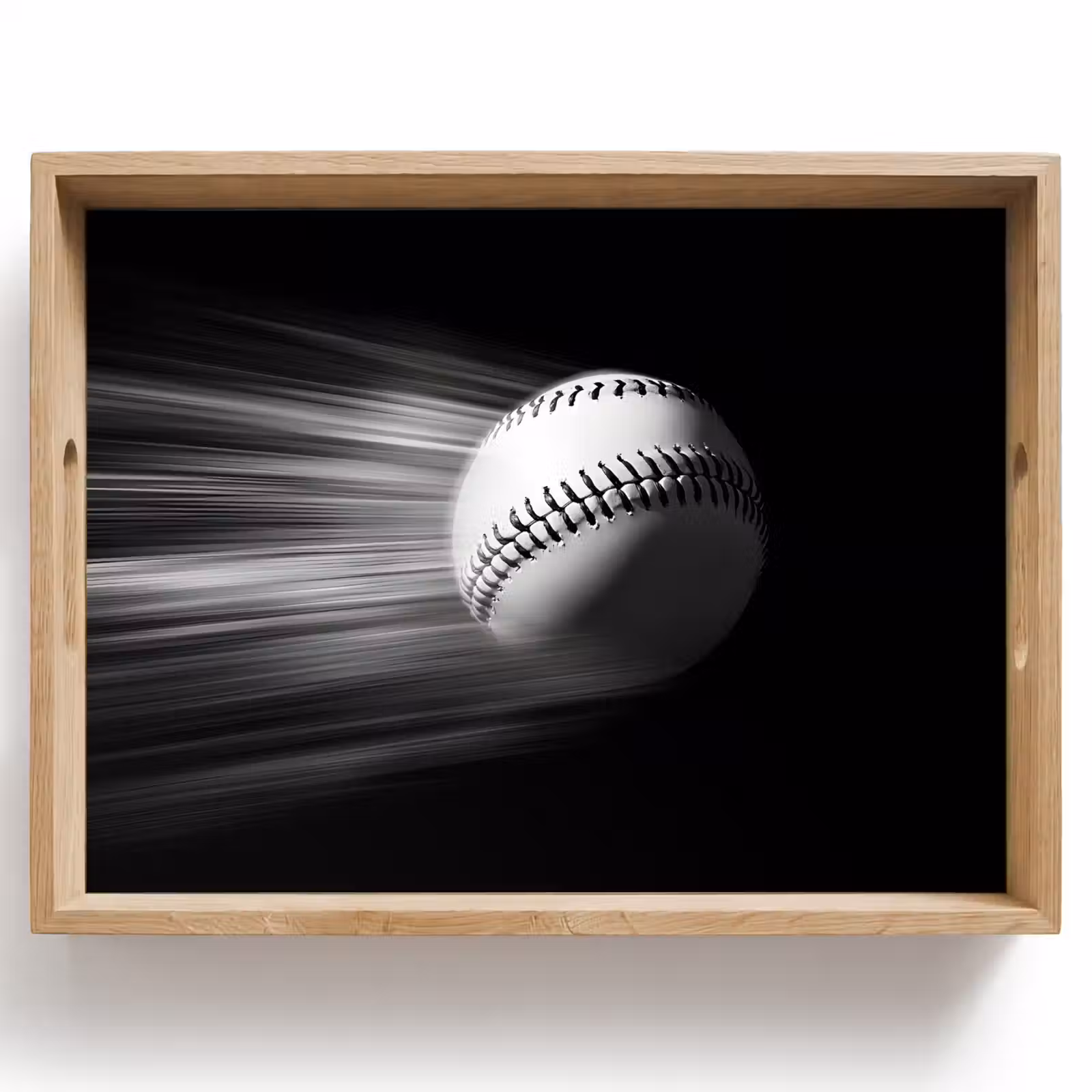 Bandeja - Béisbol - Blanco - Moscas — 1