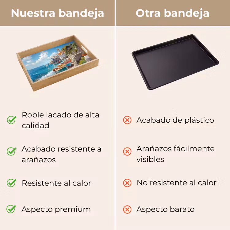 Bandeja - Barcos - Rocas - Mar - Sol — 9