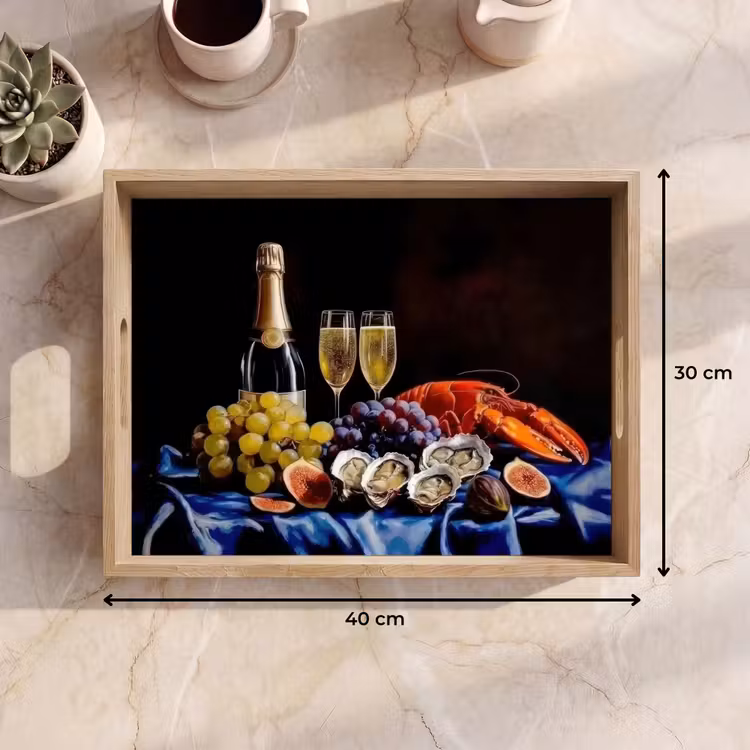 Bandeja - Champán - Lujo - Ostras — 7