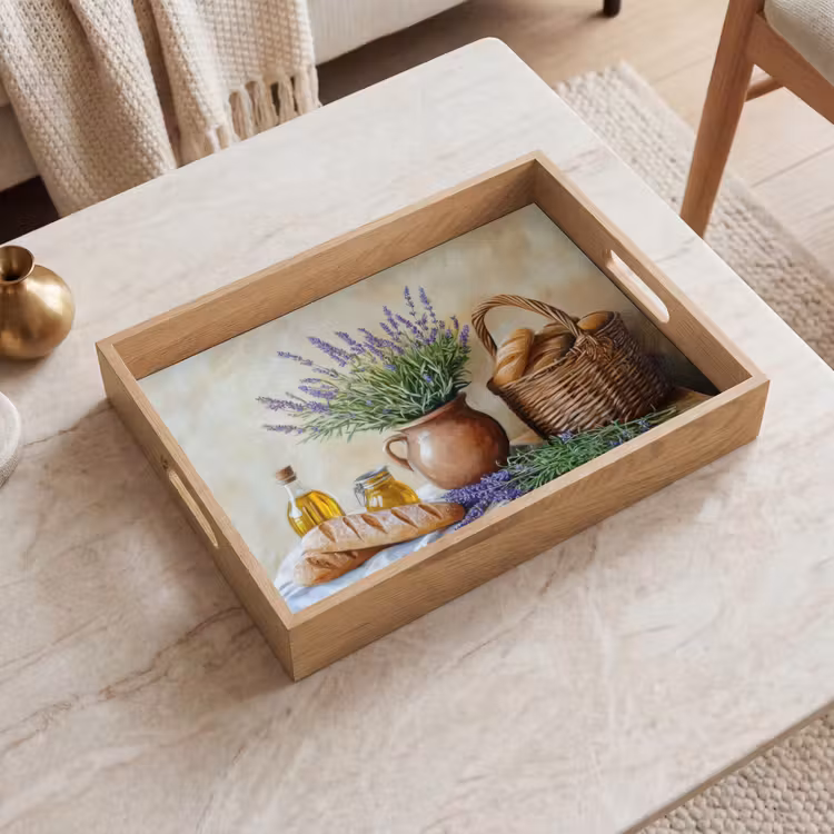 Bandeja - Lavanda - Pan - Naturaleza muerta — 2