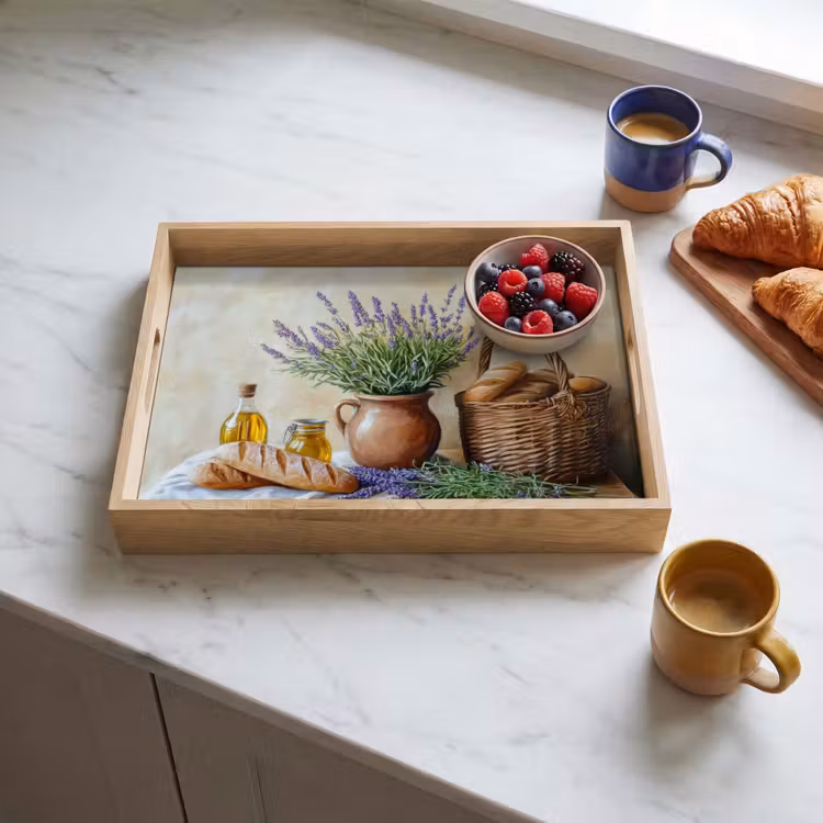 Bandeja - Lavanda - Pan - Naturaleza muerta — 3