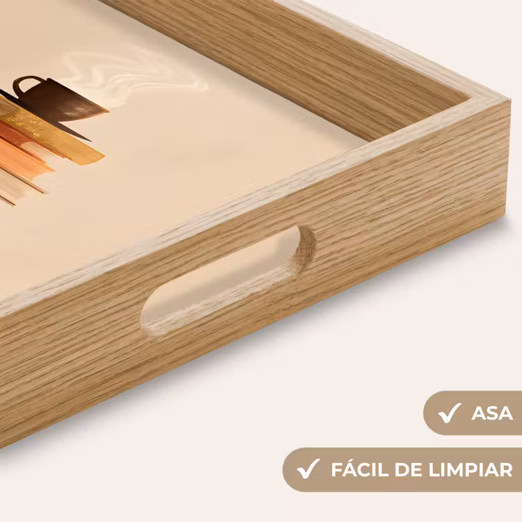 Bandeja - Libros - Torre - Café - Beige — 8