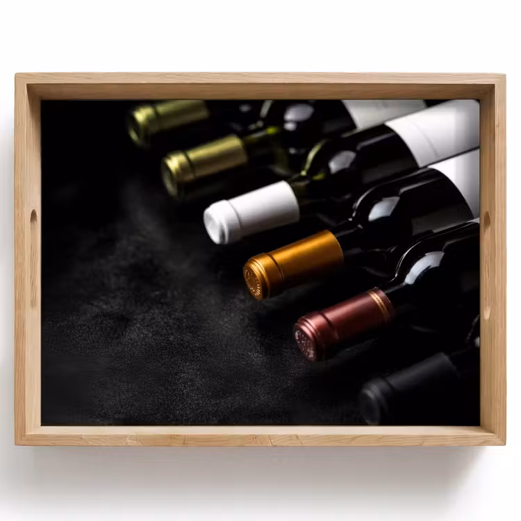 Bandeja - Vino - Botellas - Variedad - Sabores — 1