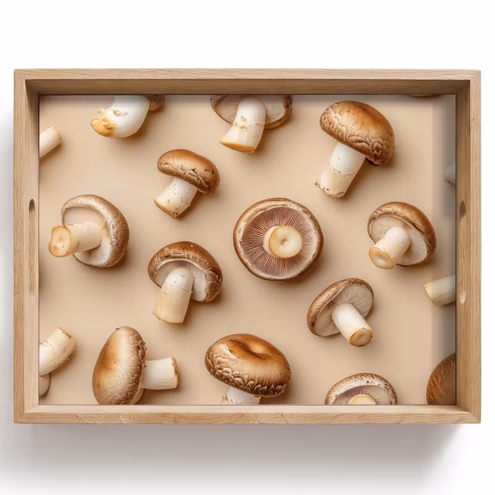 Bandeja - Castaño Setas - Beige — 1