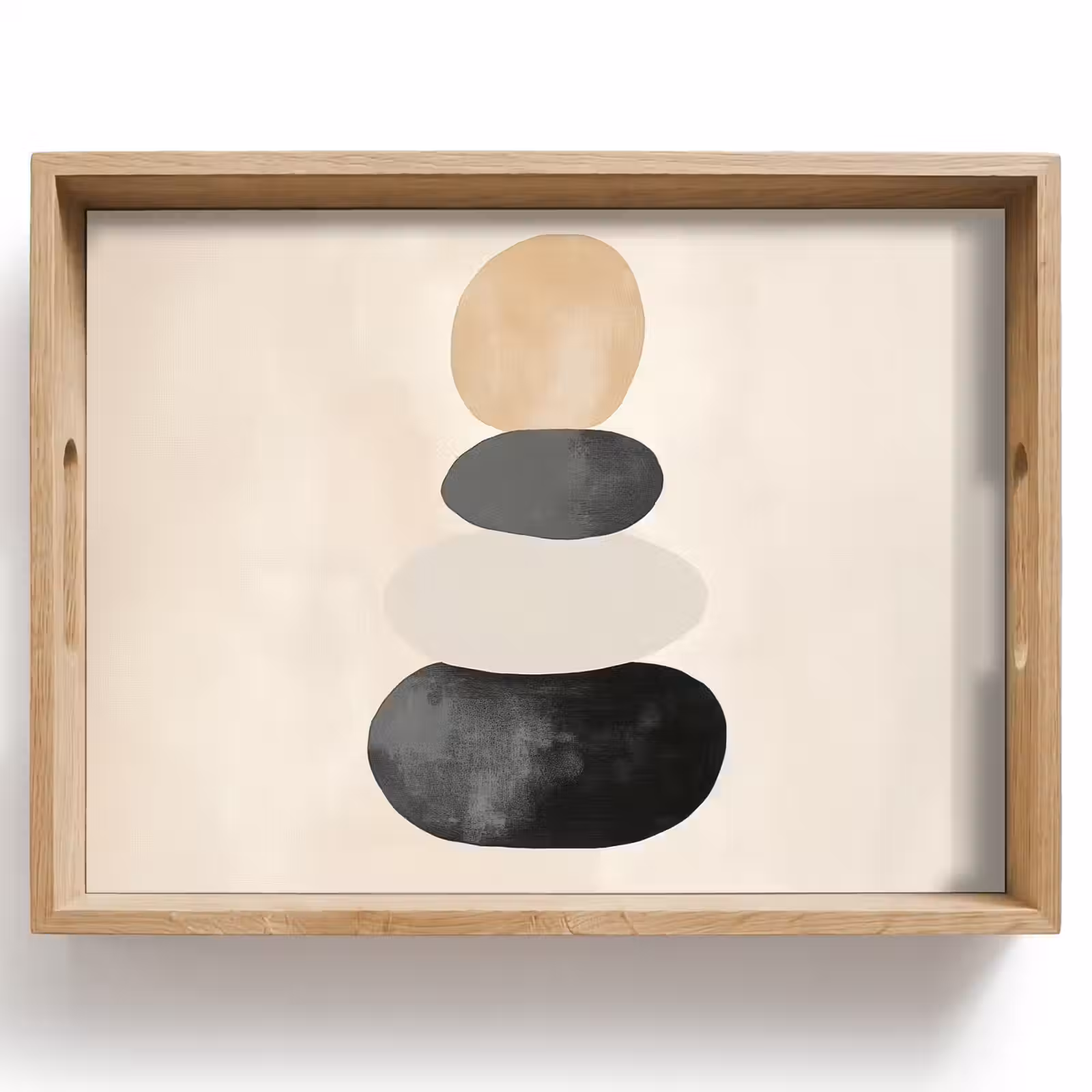 Bandeja - Japandi - Wabi sabi - Beige — 1