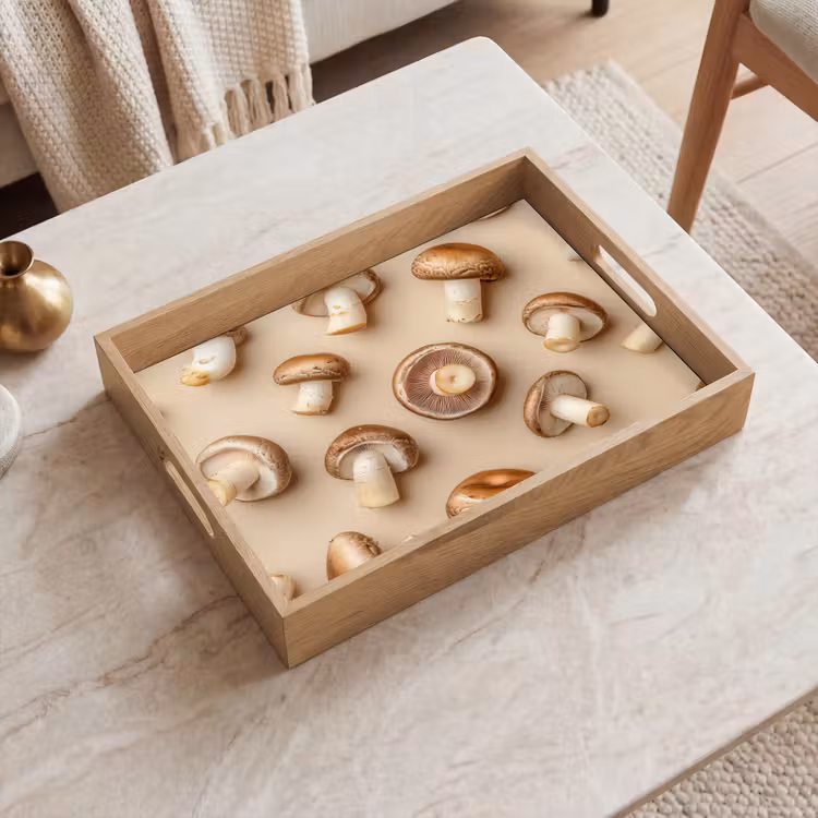 Bandeja - Castaño Setas - Beige — 2