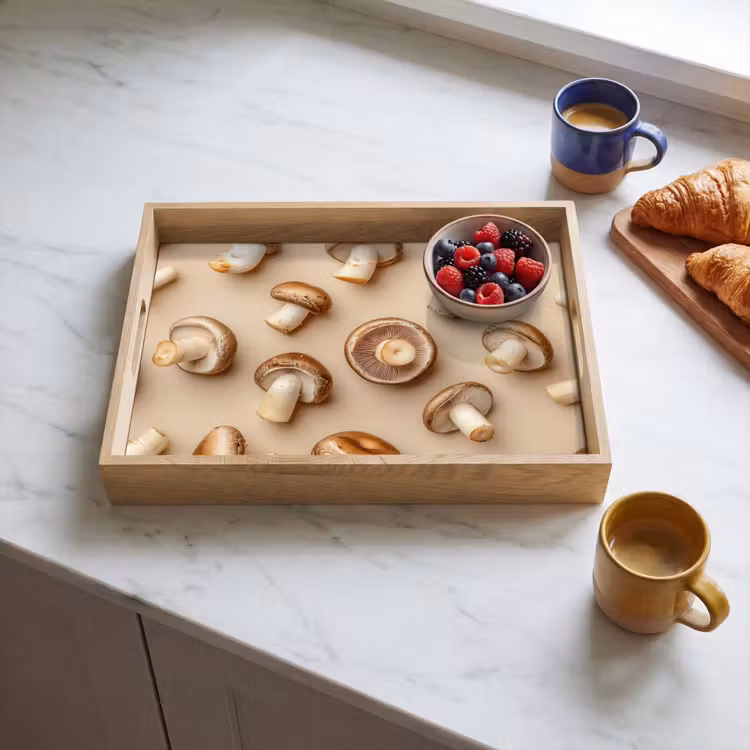 Bandeja - Castaño Setas - Beige — 3