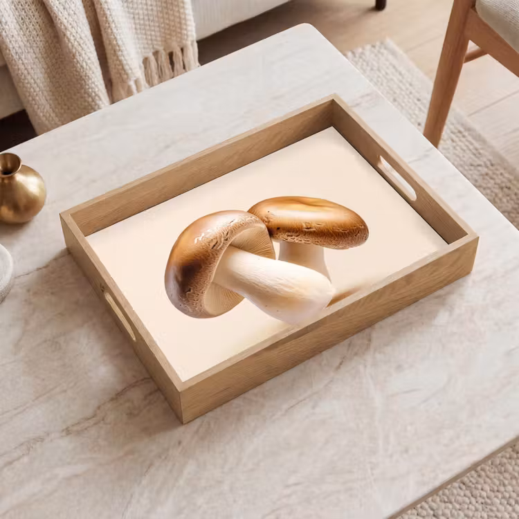 Bandeja - Champiñones - Suave - Beige — 2