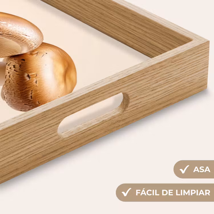 Bandeja - Champiñones - Suave - Beige — 8