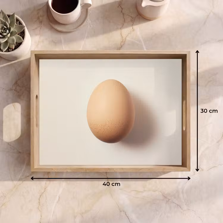 Bandeja - Huevo - Beige - Oval - Oval — 7