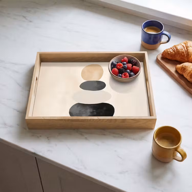 Bandeja - Japandi - Wabi sabi - Beige — 3