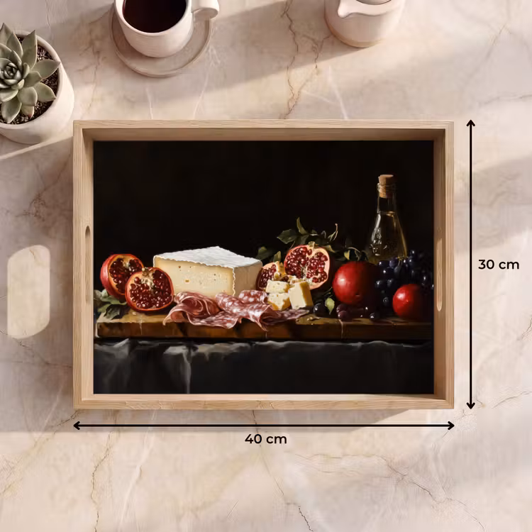 Bandeja - Naturaleza muerta - Vintage - Tabla para beber — 7