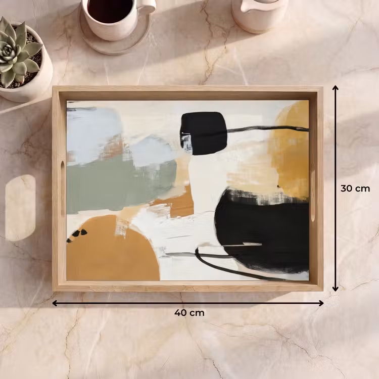 Bandeja - Pintura - Abstracto - Colores — 7