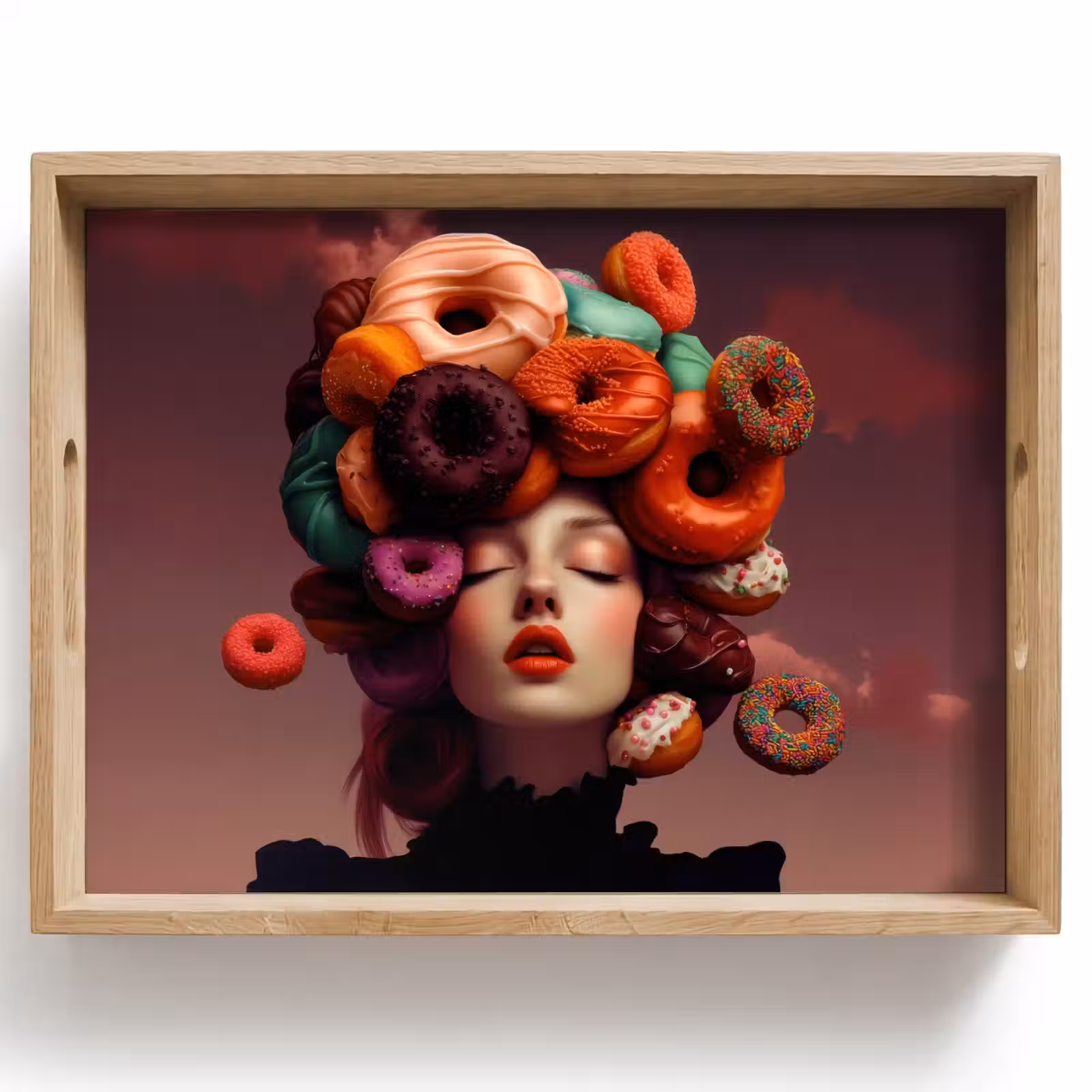 Bandeja - Mujer - Donuts - Colorido — 1