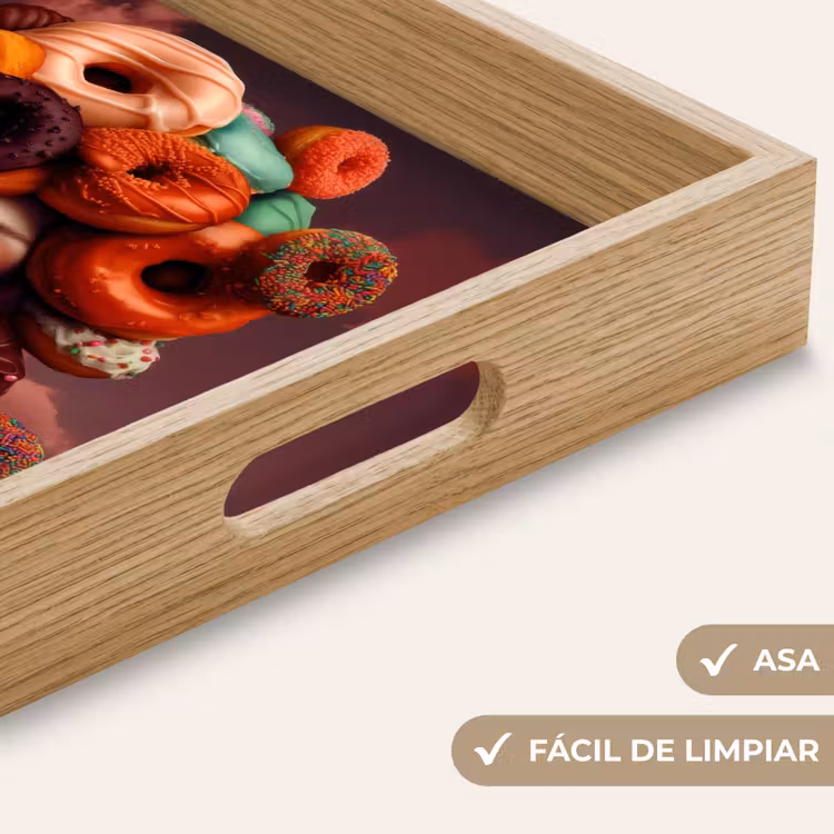 Bandeja - Mujer - Donuts - Colorido — 8