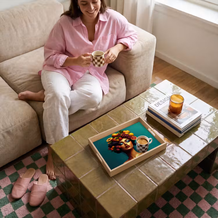 Bandeja - Mujer - Top con capucha - Tropical - Fruta - Uvas — 4