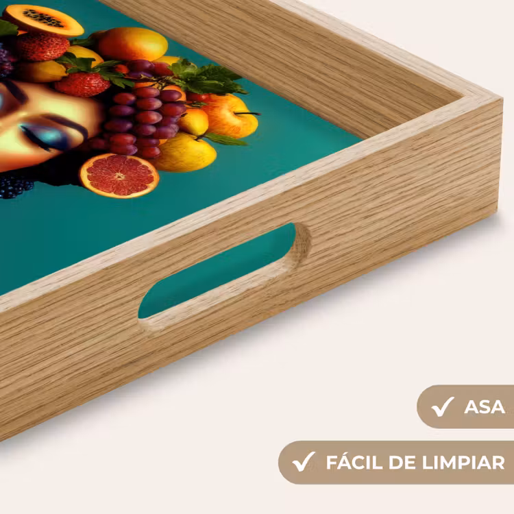 Bandeja - Mujer - Top con capucha - Tropical - Fruta - Uvas — 8