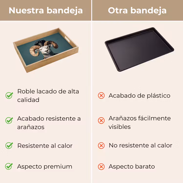 Bandeja - Cabra - Cuernos - Ropa de cocinero — 9