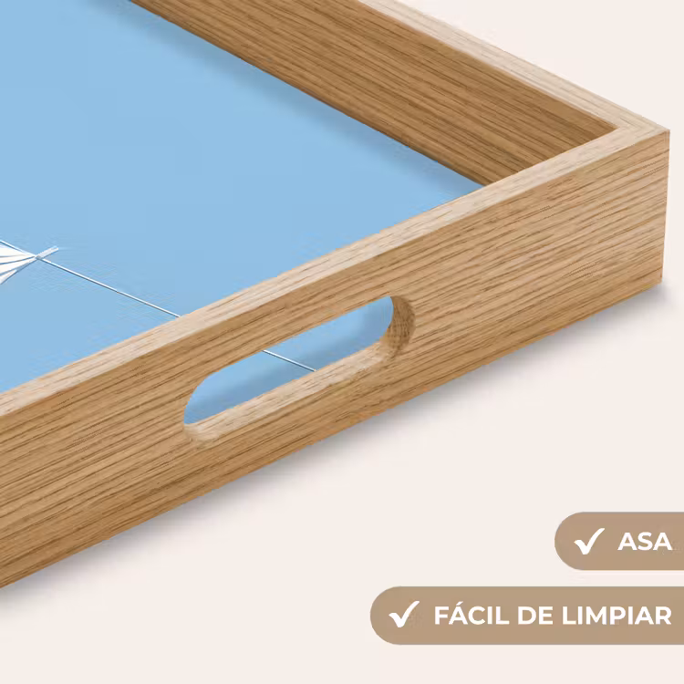 Bandeja - Sábanas - Tendedero - Azul - Minimalista — 8