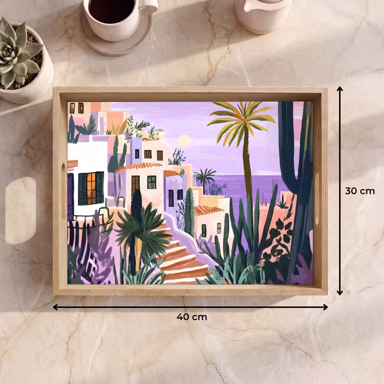 Bandeja - Casas - Minimalista - Palmeras - Costa — 7