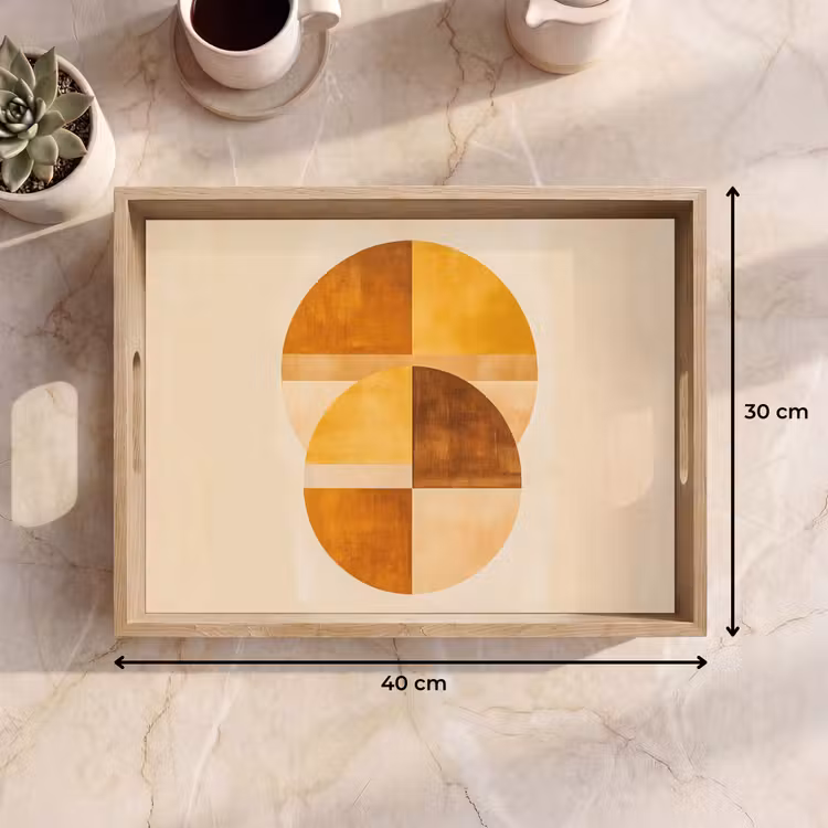 Bandeja - Círculos - Amarillo - Minimalista — 7