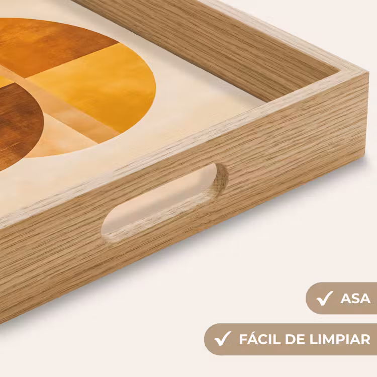 Bandeja - Círculos - Amarillo - Minimalista — 8