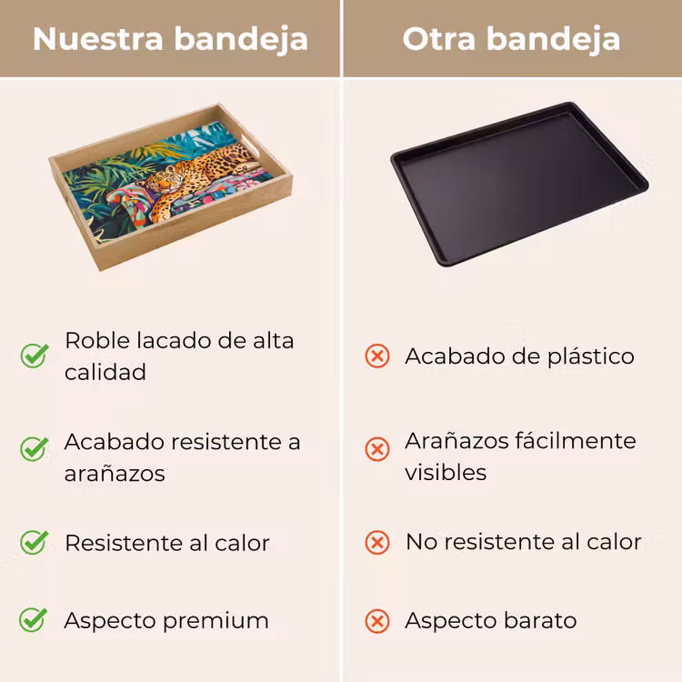 Bandeja - Leopardo - Colorido - Tropical — 9