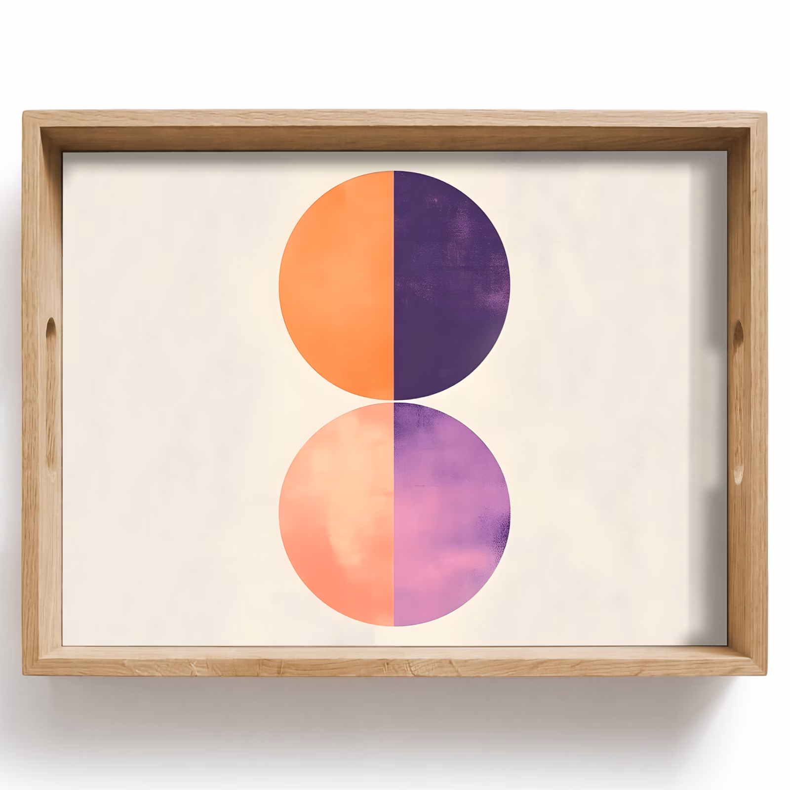 Bandeja - Abstracto - Círculos - Morado — 1