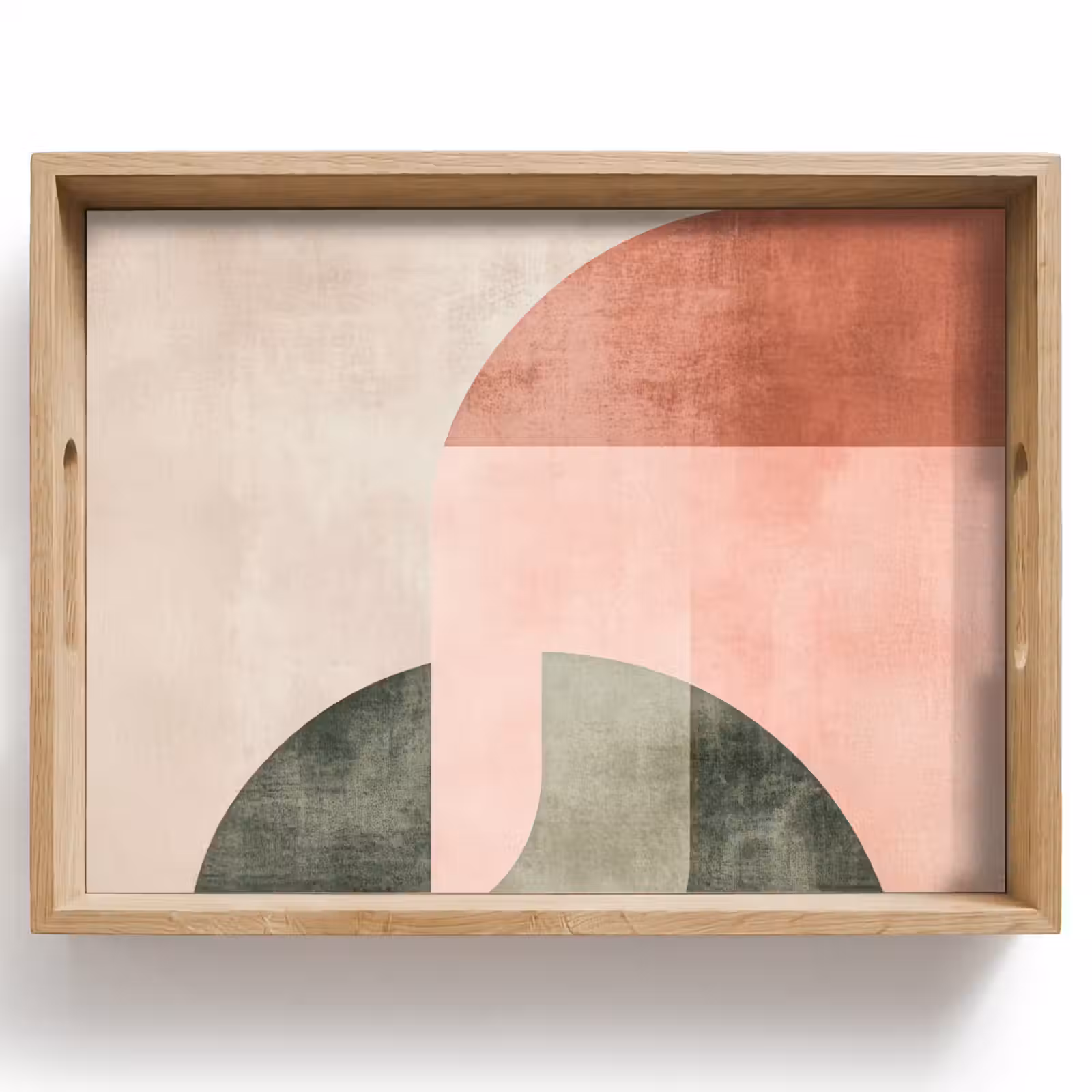 Bandeja - Círculo - Abstracto - Rosa — 1
