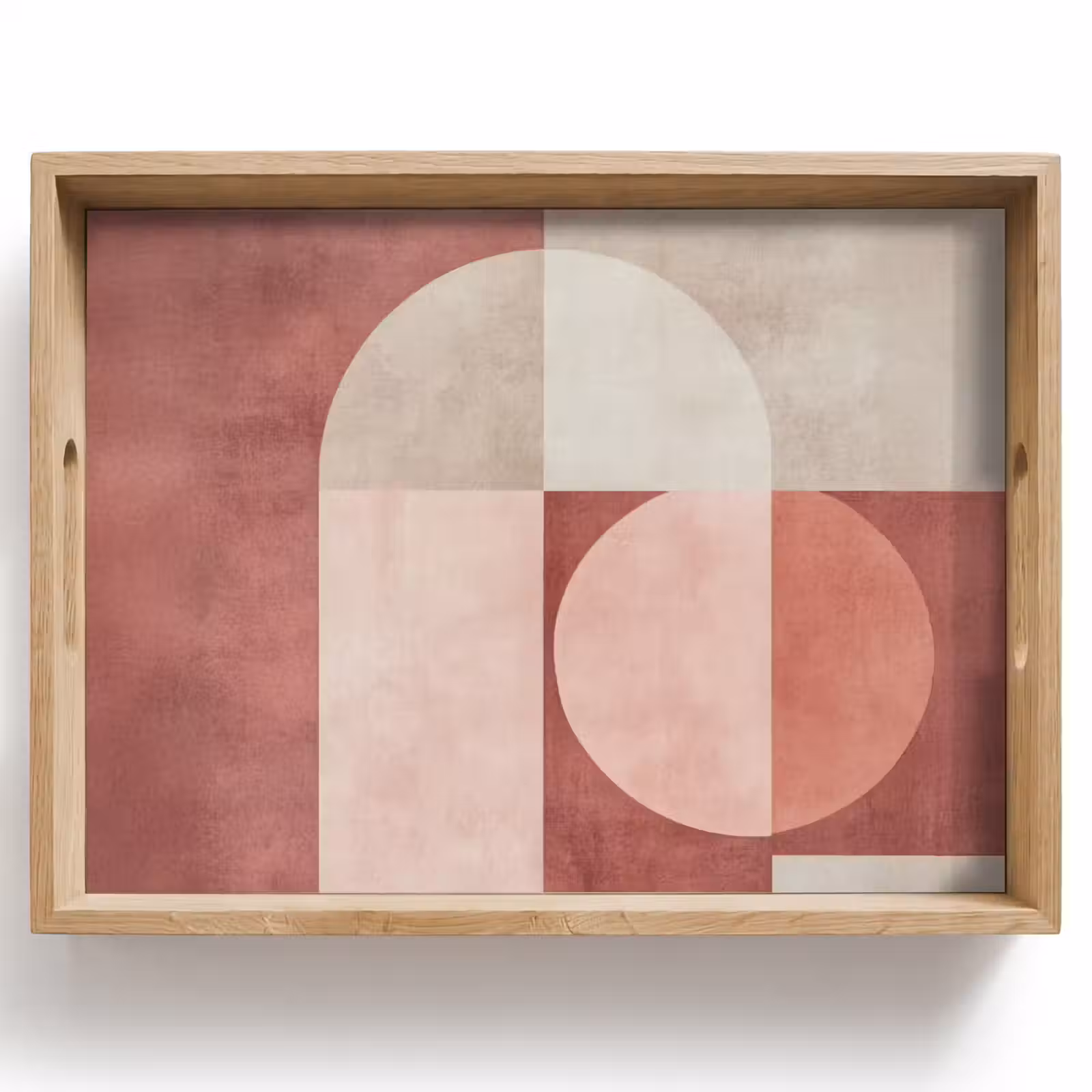 Bandeja - Figuras - Abstracto - Rosa — 1