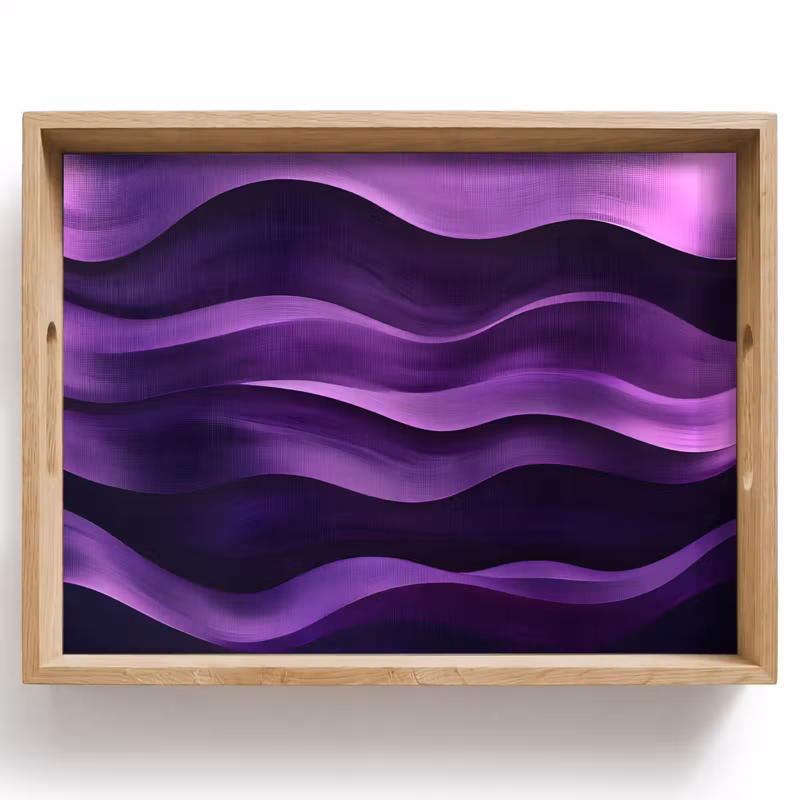 Bandeja - Olas - Abstracto - Morado — 1