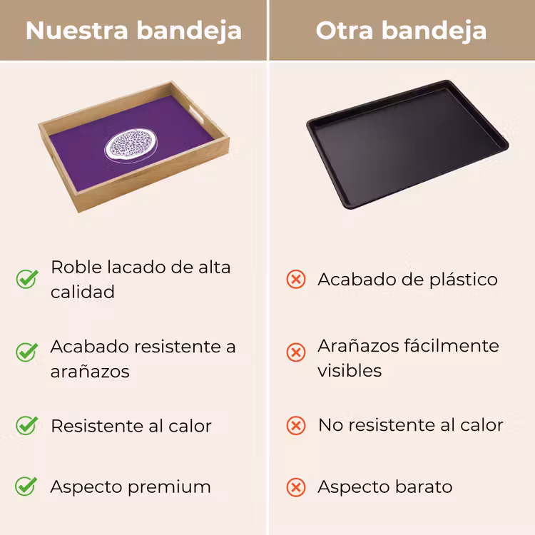 Bandeja - Fruta de la pasión - Semillas - Morado - Minimalista — 9