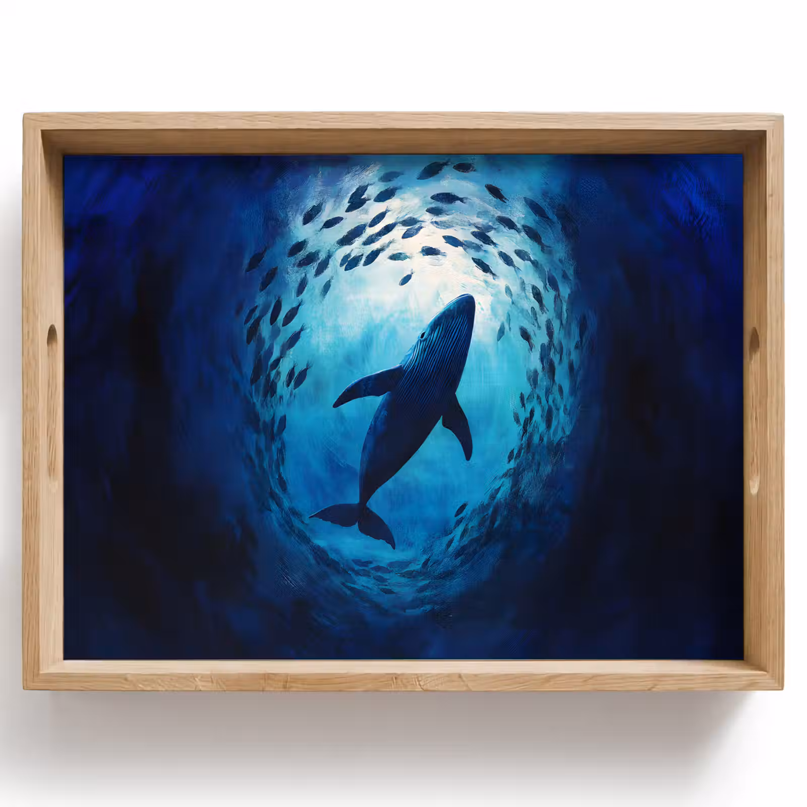 Bandeja - Ballena - Pez - Azul oscuro — 1