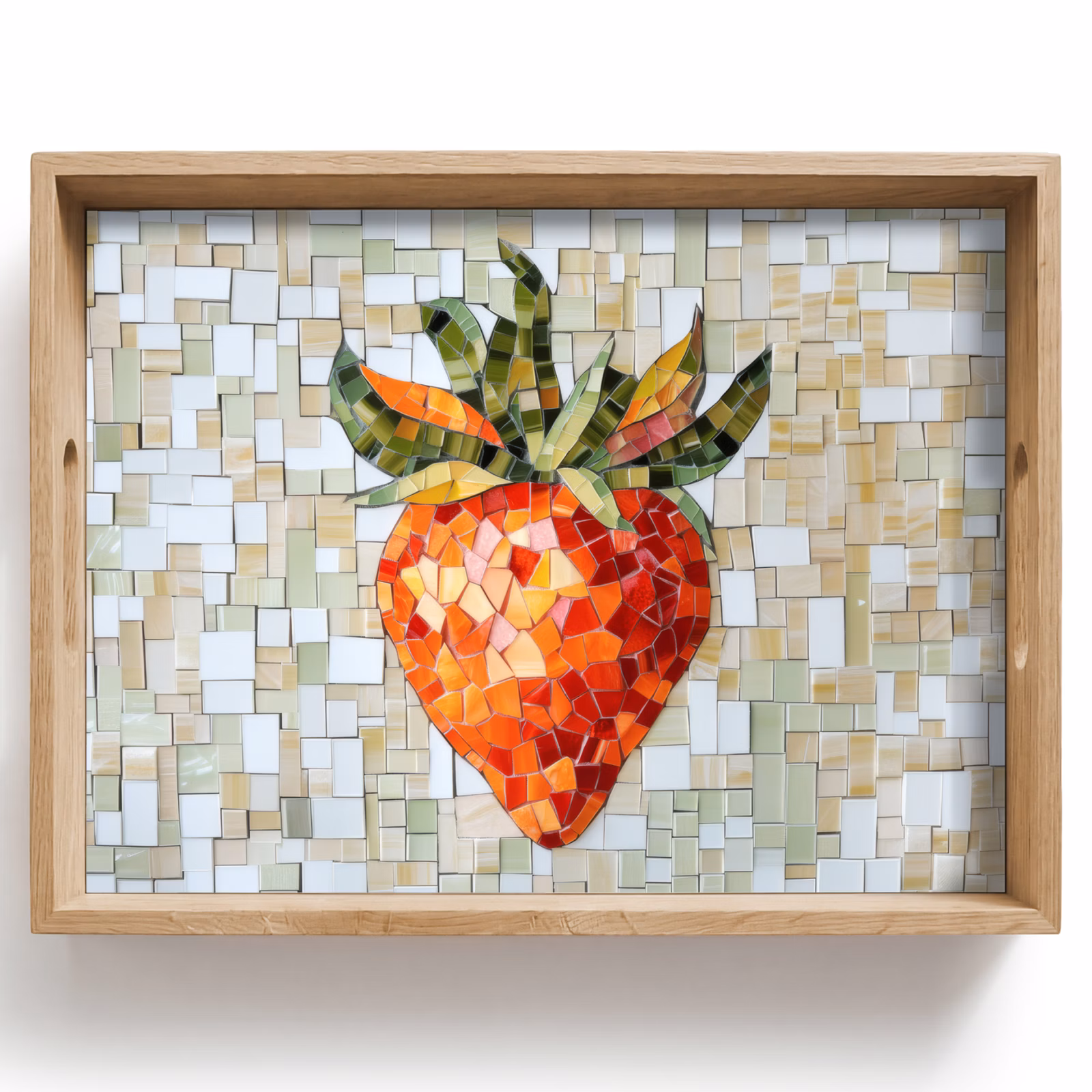 Bandeja - Fresa - Rojo - Mosaico - Fruta — 1