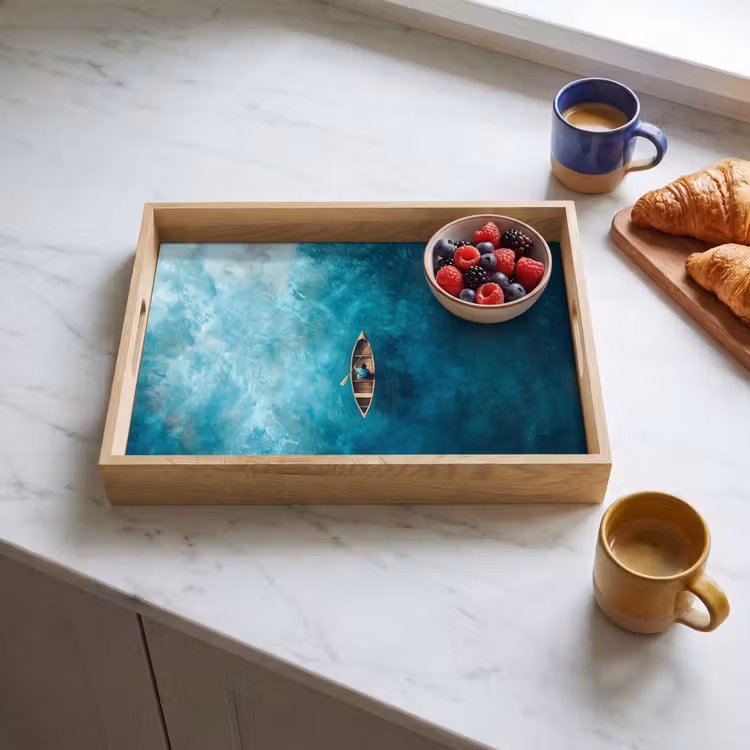 Bandeja - Barco - Agua - Azul — 3
