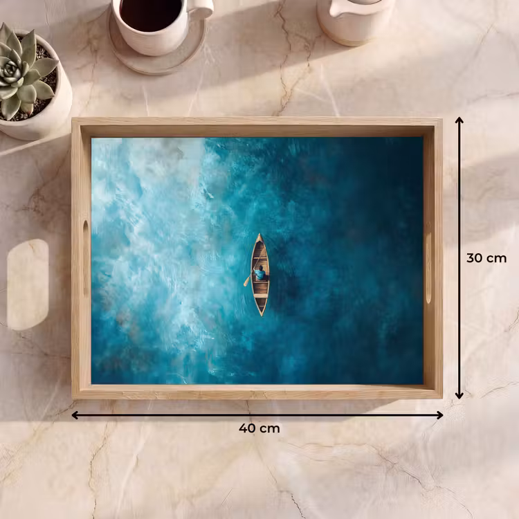 Bandeja - Barco - Agua - Azul — 7