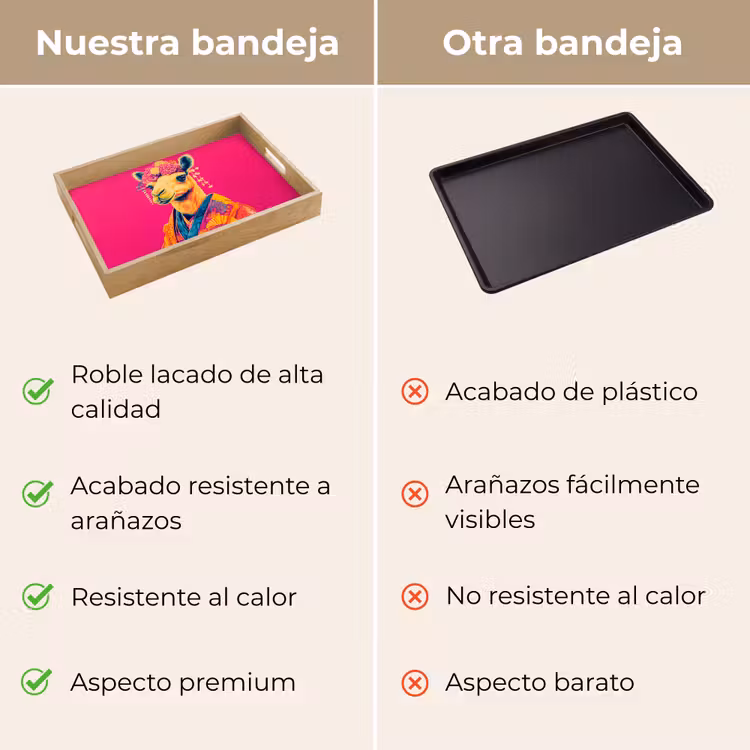 Bandeja - Camello - Flores - Kimono - Abanicos — 9