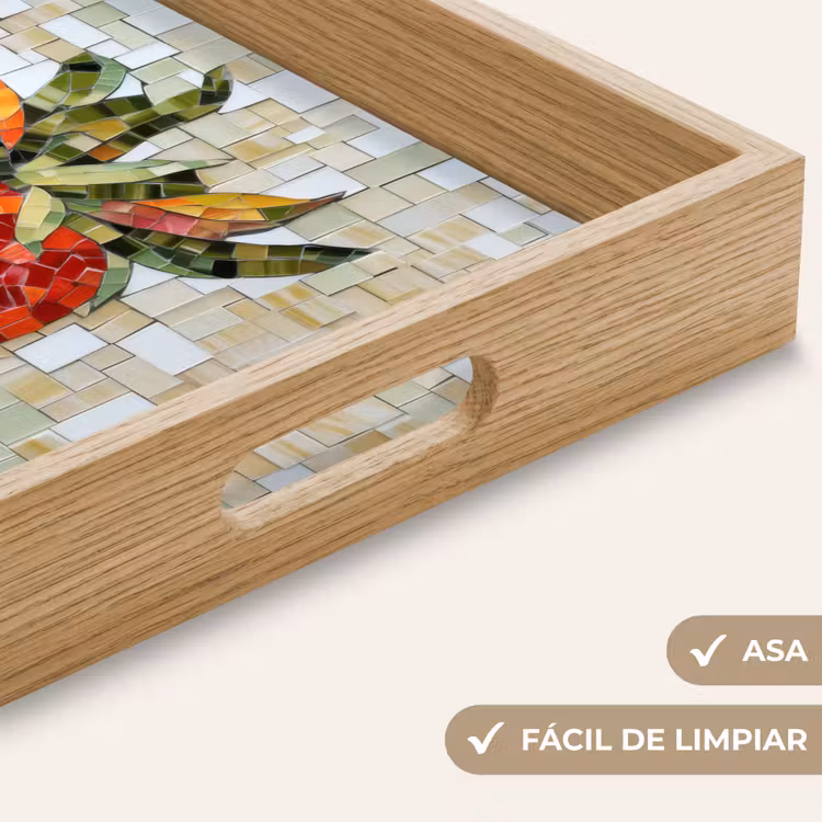 Bandeja - Fresa - Rojo - Mosaico - Fruta — 8