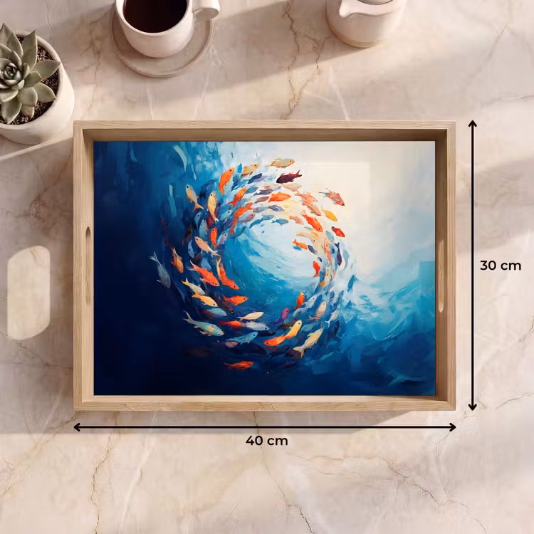 Bandeja - Mar - Peces - Colorido - Dinámico — 7