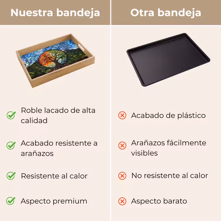 Bandeja - Árbol - Estaciones - Mosaico - Montañas — 9