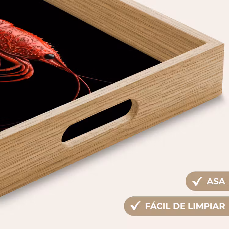 Bandeja - Camarón - Rojo - Animales — 8