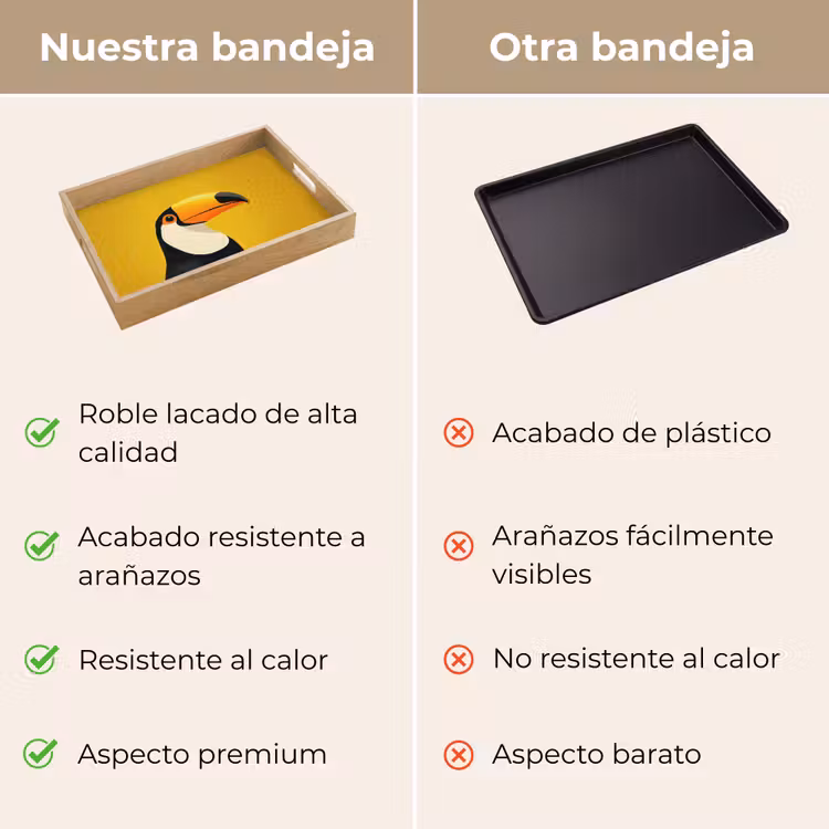 Bandeja - Tucán - Minimalista - Pico - Naranja — 9