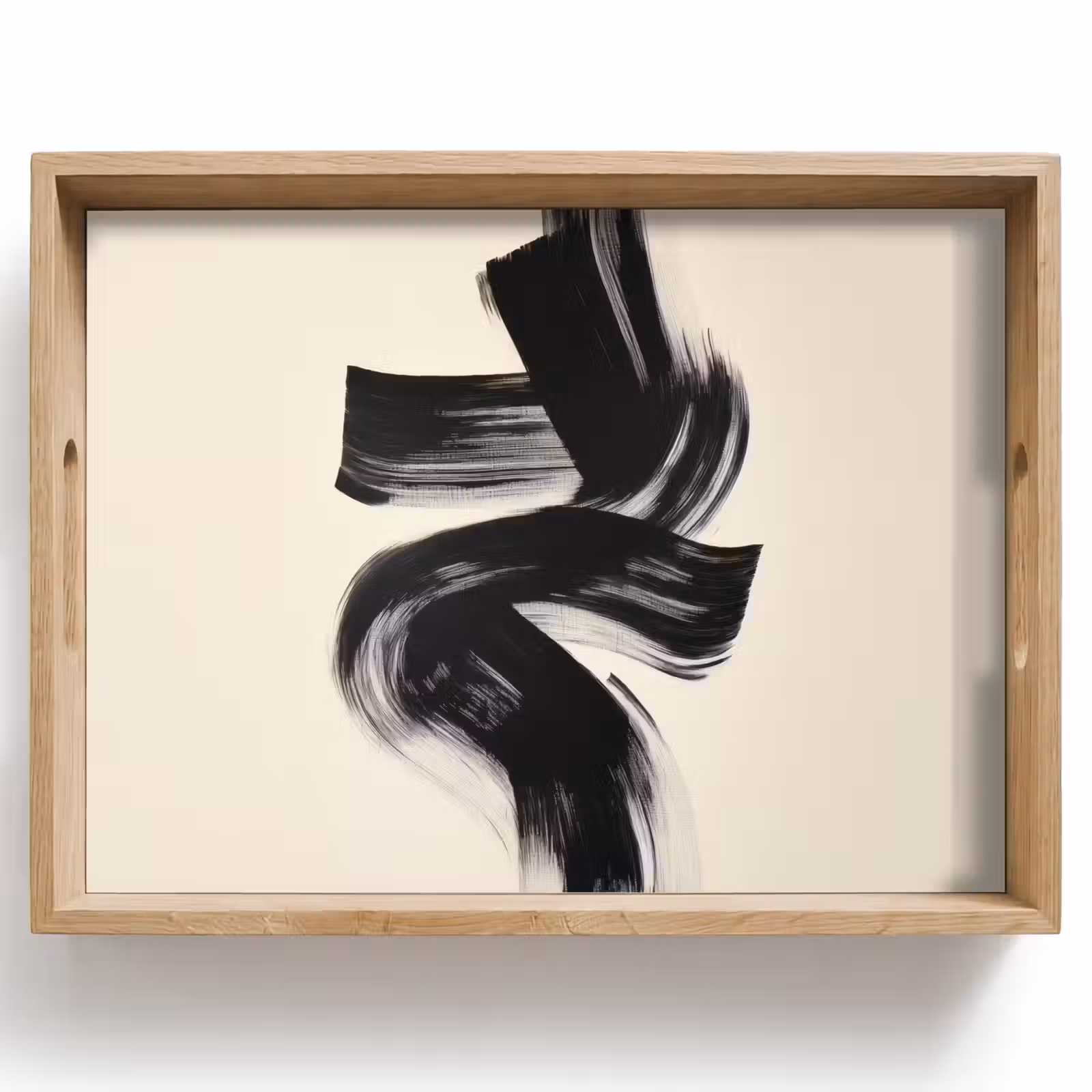 Bandeja - Rayas - Negro - Abstracto — 1