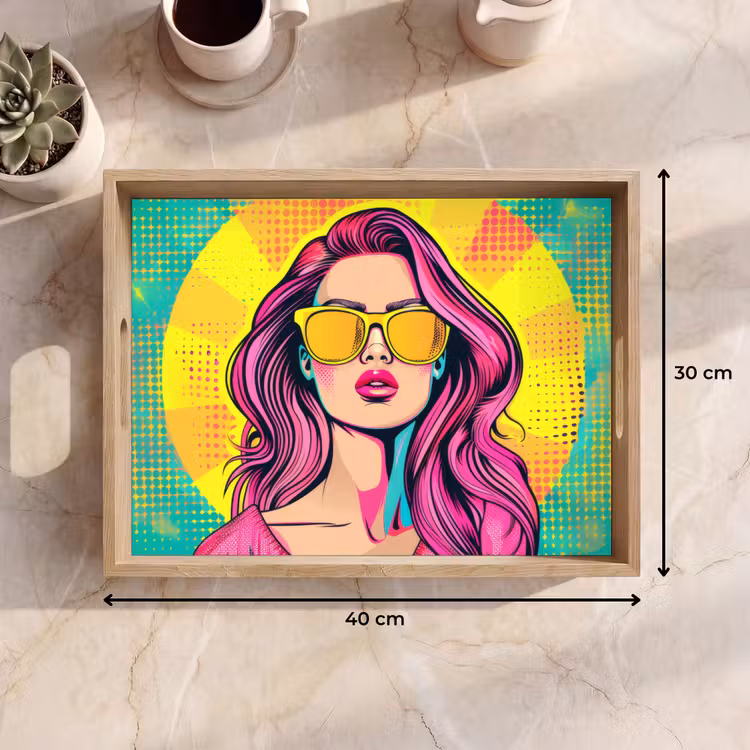 Bandeja - Gafas de sol - Mujer - Soleadas - Amarillas — 7
