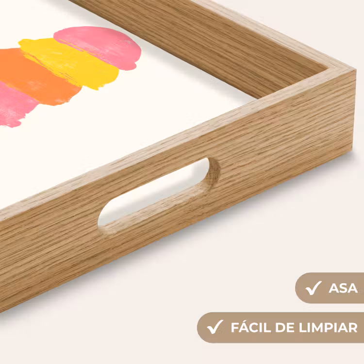 Bandeja - Pala de helado - Cuernos - Ilustración - Minimalista — 8