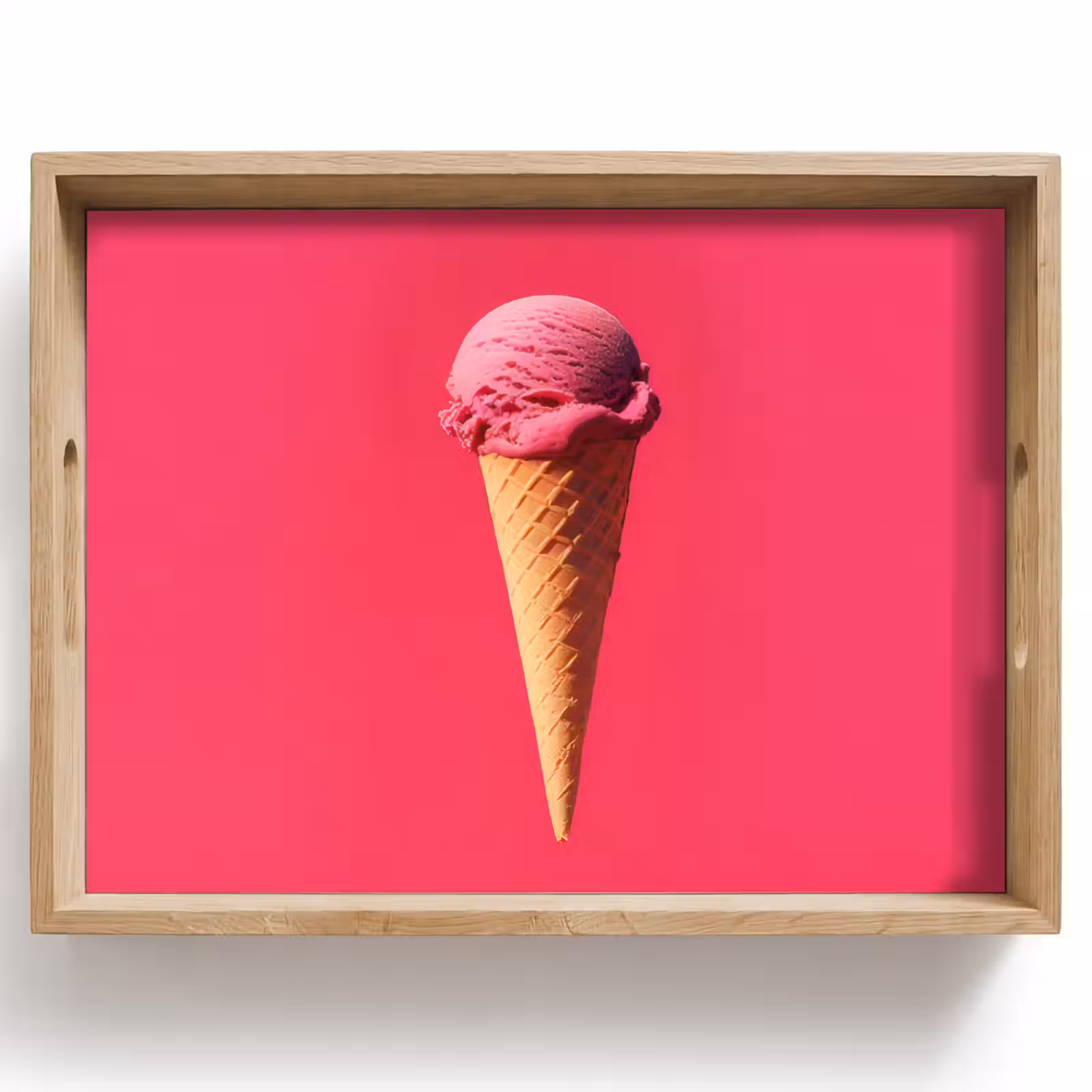 Bandeja - Pala helado - Rosa - Cuerno — 1