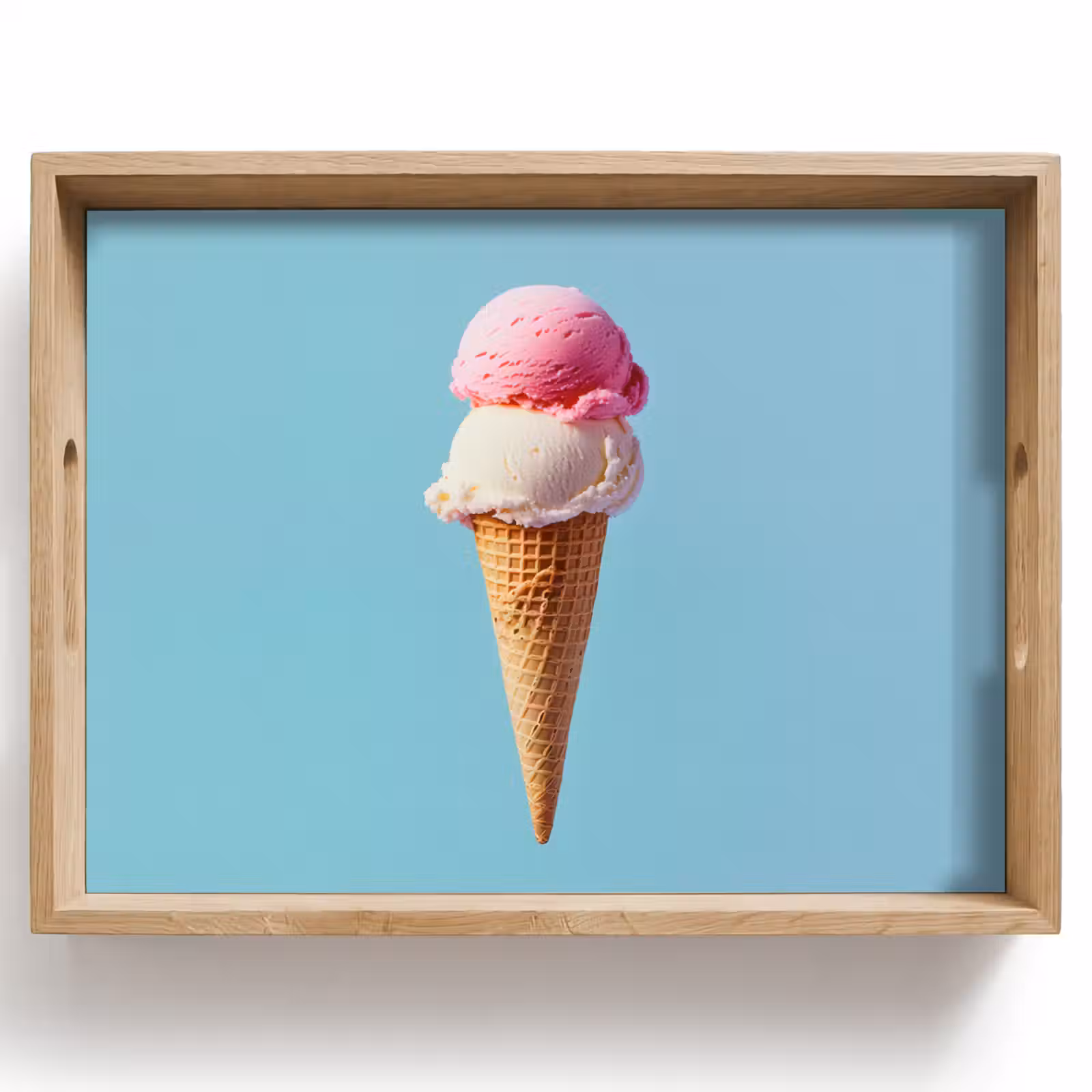 Bandeja - Scoop helado - cono - Azul — 1